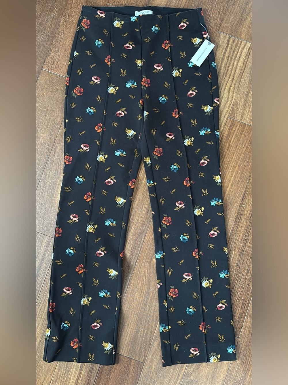 BNWT!  Maeve by Anthropologie kick flare floral pull on pants